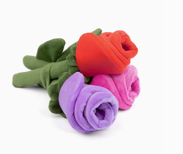 Bouquet of Roses Interactive Snuffle Dog Toy