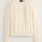 Pendleton Cotton Cable Cardigan - Ecru