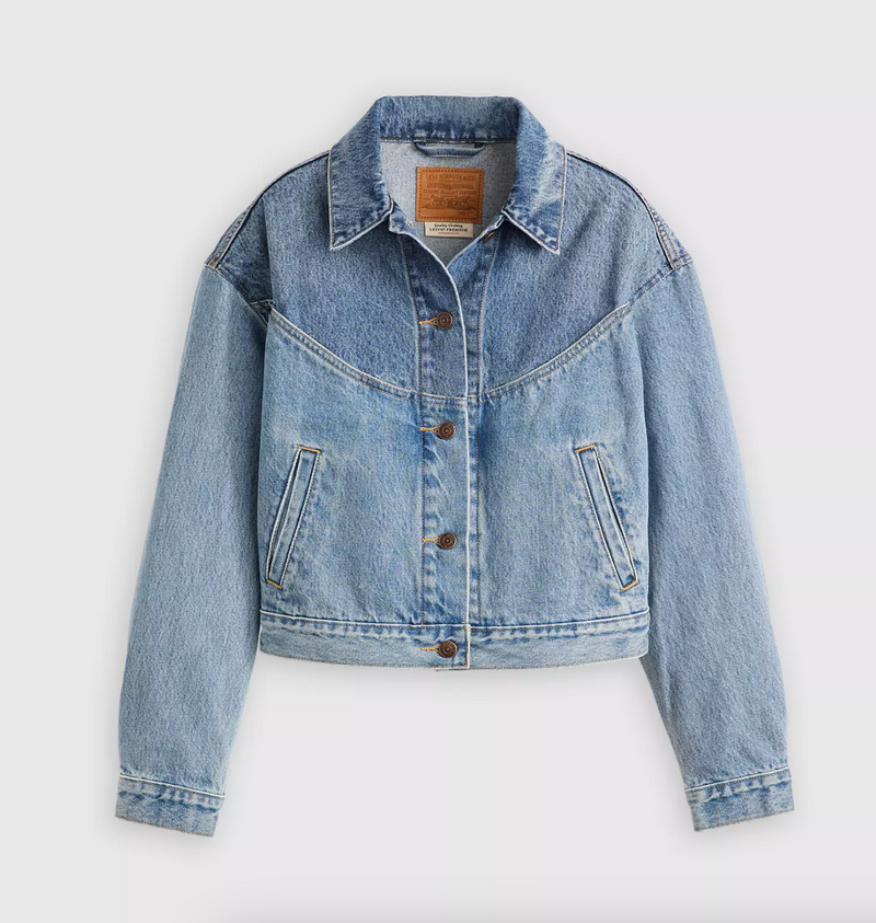 Shrunken 90's Western Trucker Jacket