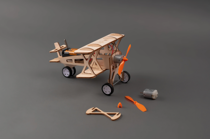 Propeller Plane DIY Kit, Educational STEM Toy for Kids