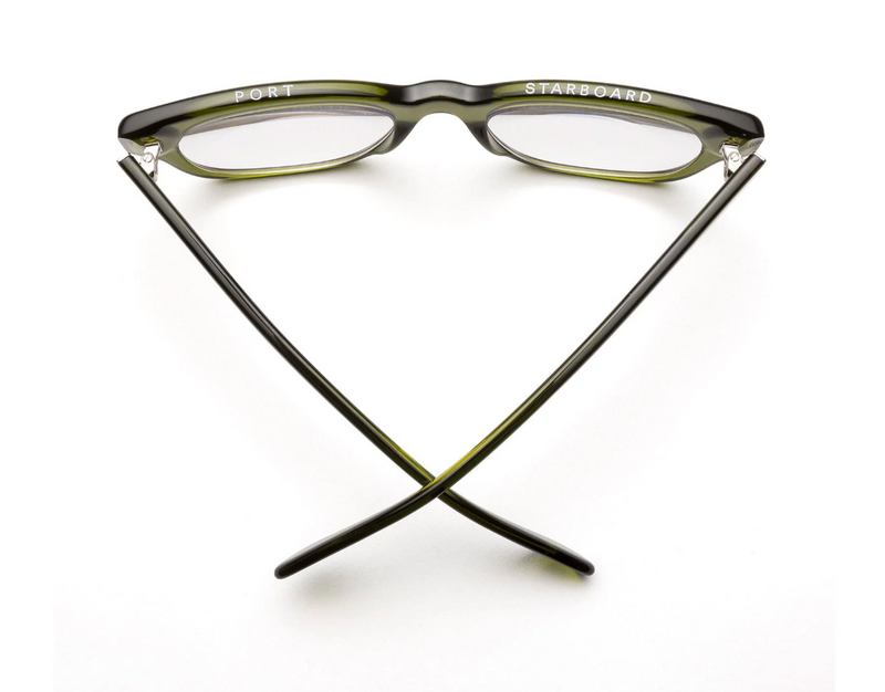 Miklos Reading Glasses- Polished Heritage Green