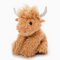 Highland Cow Blonde Farm/Barnyard Animal 9"