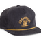 Surfbird Snapback in Charcoal