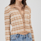 Daybreak Knit Top Check