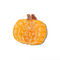 Hand-painted Folklore Pumpkin Claw Hair Clip