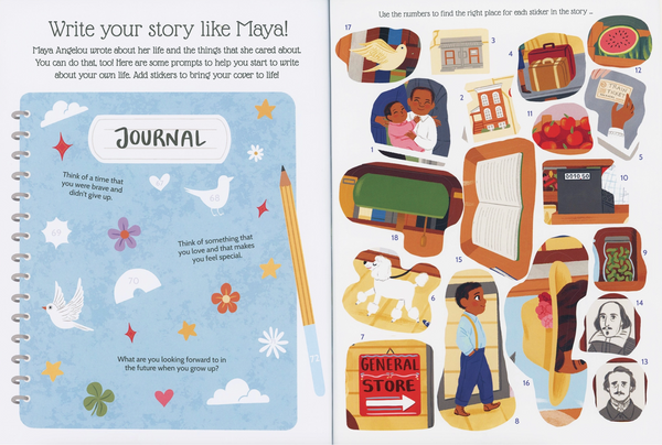 Sticker Life Stories: Maya Angelou