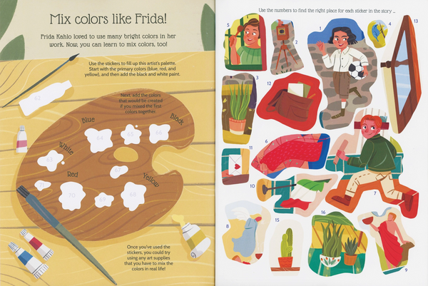Sticker Life Stories: Frida Kahlo