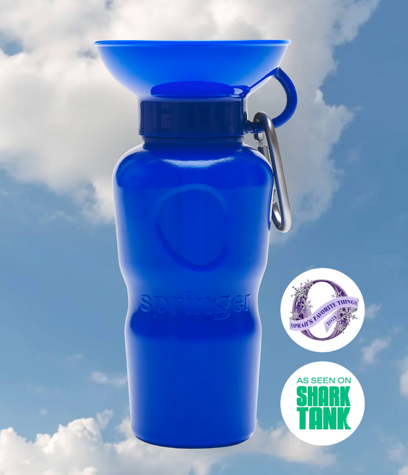 Classic Dog Travel Water Bottle 22 oz