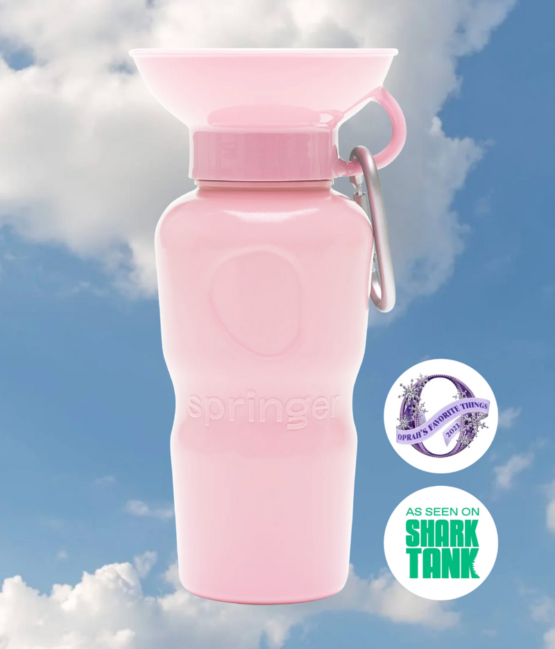 Classic Dog Travel Water Bottle 22 oz