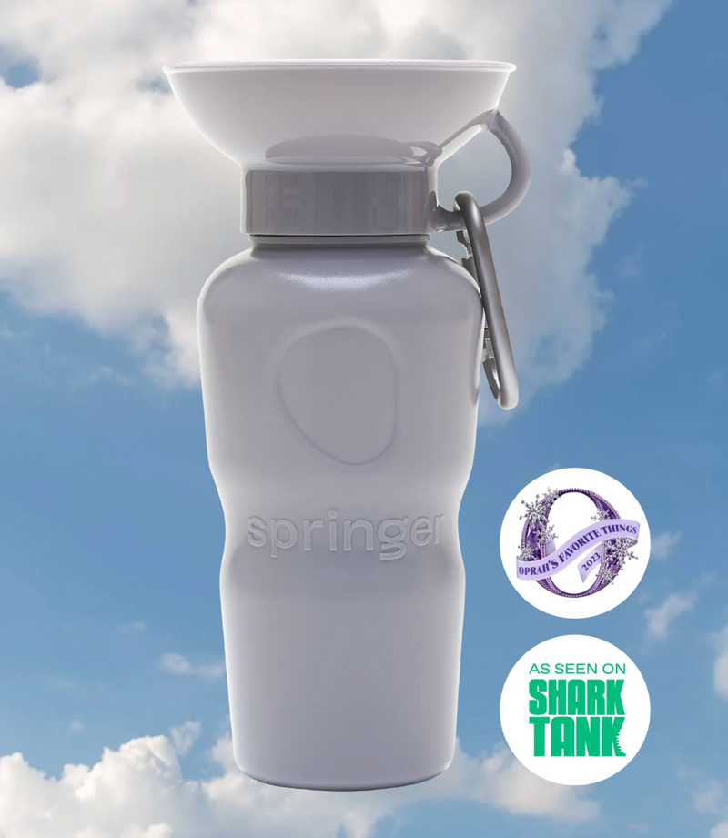 Classic Dog Travel Water Bottle 22 oz