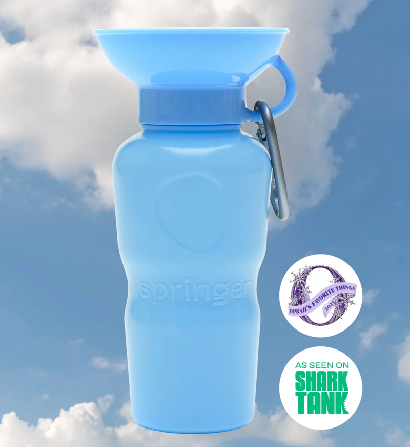 Classic Dog Travel Water Bottle 22 oz