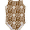 Beach Checks One Piece Swimsuit / Coconut
