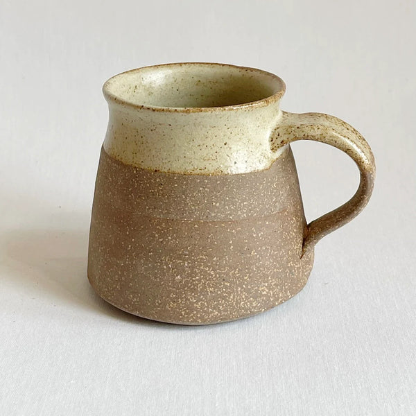 Small Rustic Handmade Artisinal Off White Mug