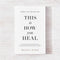 When You're Ready, This Is How You Heal- Book
