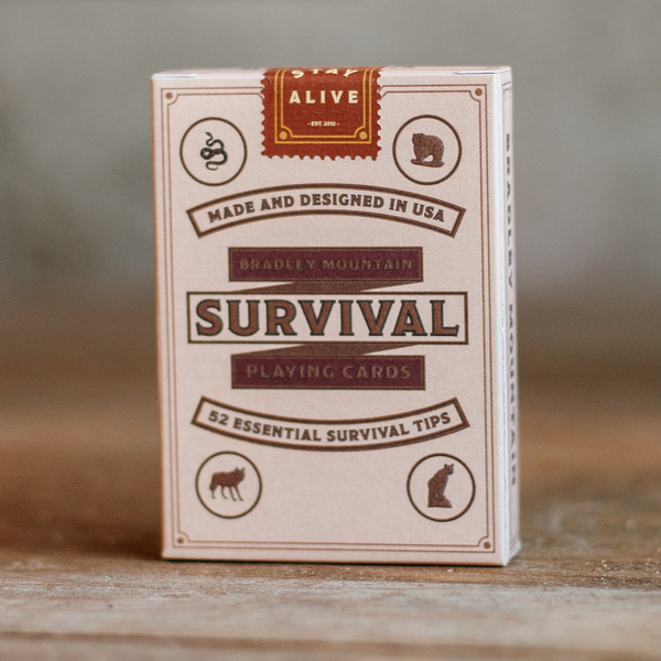 Survival Playing Cards - Cream