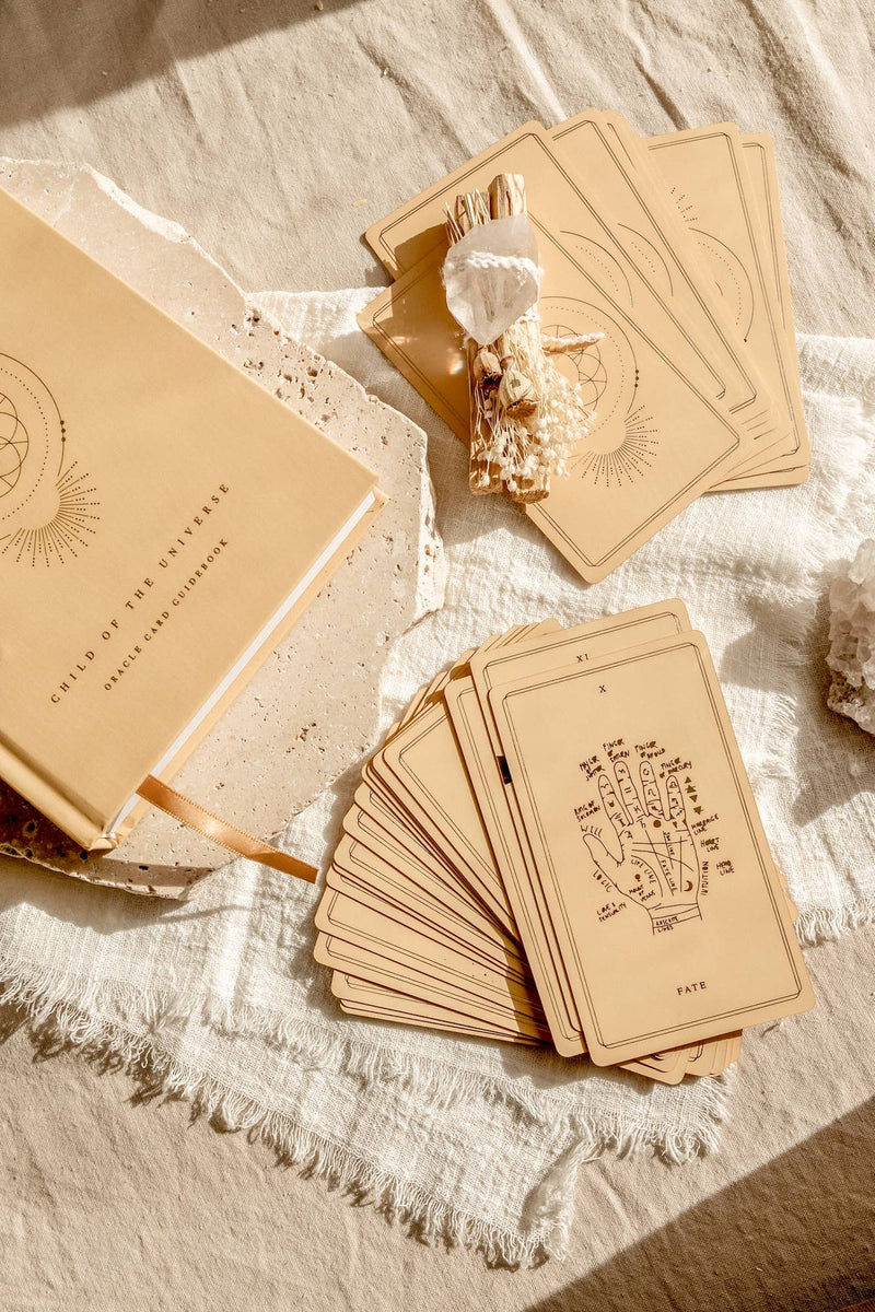 Child Of The Universe Oracle Deck, Honey Gold Edition