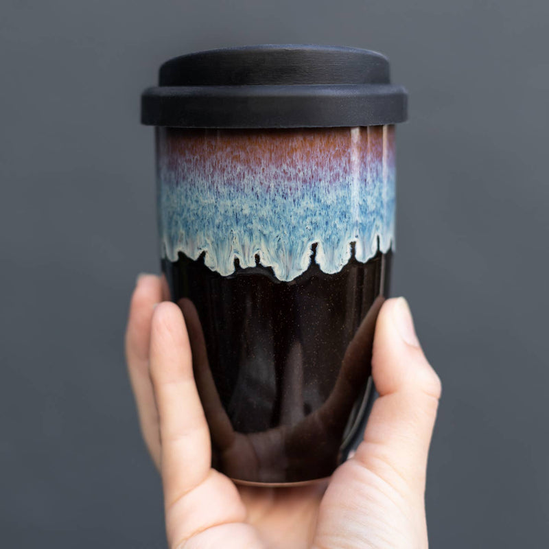 Ceramic Reusable Coffee Mug 12 oz