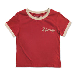 Howdy Vintage Ringer Child Shirt
