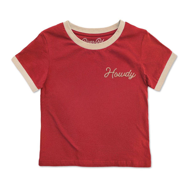 Howdy Vintage Ringer Child Shirt