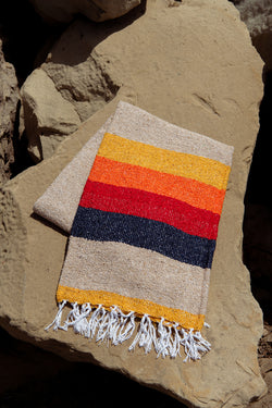 Vintage Desert - Recycled Throw Blanket