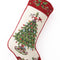 Christmas Holly Garden Tree Needlepoint Stocking - KATE MCROSTIE