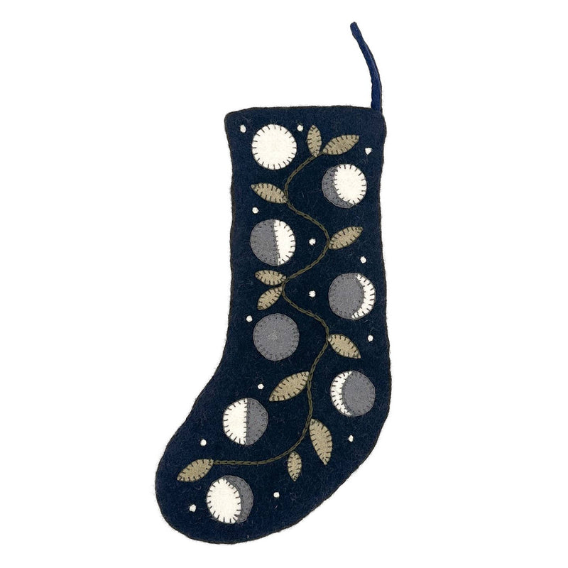 Felt Celestial Holiday Stockings