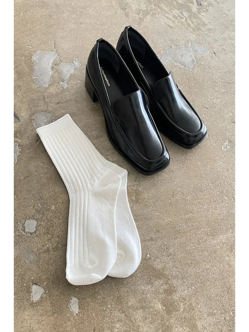 Her Socks - Mercerized Combed Cotton Rib