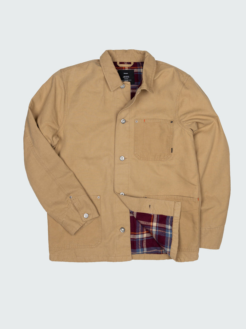 Men's Basset Flannel Lined Jacket - Khaki