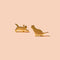 Cat Therapy Studs - 18K Gold Plated / Silver Rhodium Plated