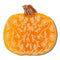 Hand-painted Folklore Pumpkin Claw Hair Clip