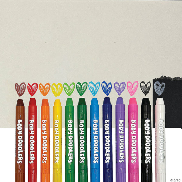 Body Doodlers Face & Body Crayons