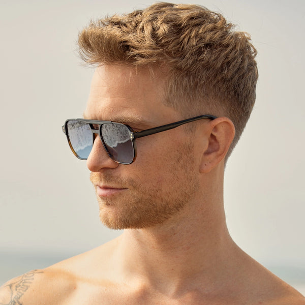 Pedro- Onyx/ Tortoise Fade / Grey