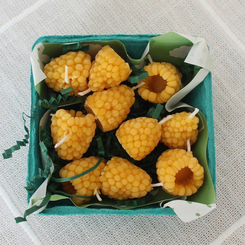 Beeswax Berries Birthday Candles - 10 piece