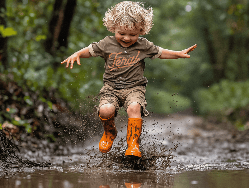 Feral Vintage Ringer (Youth) | Brown