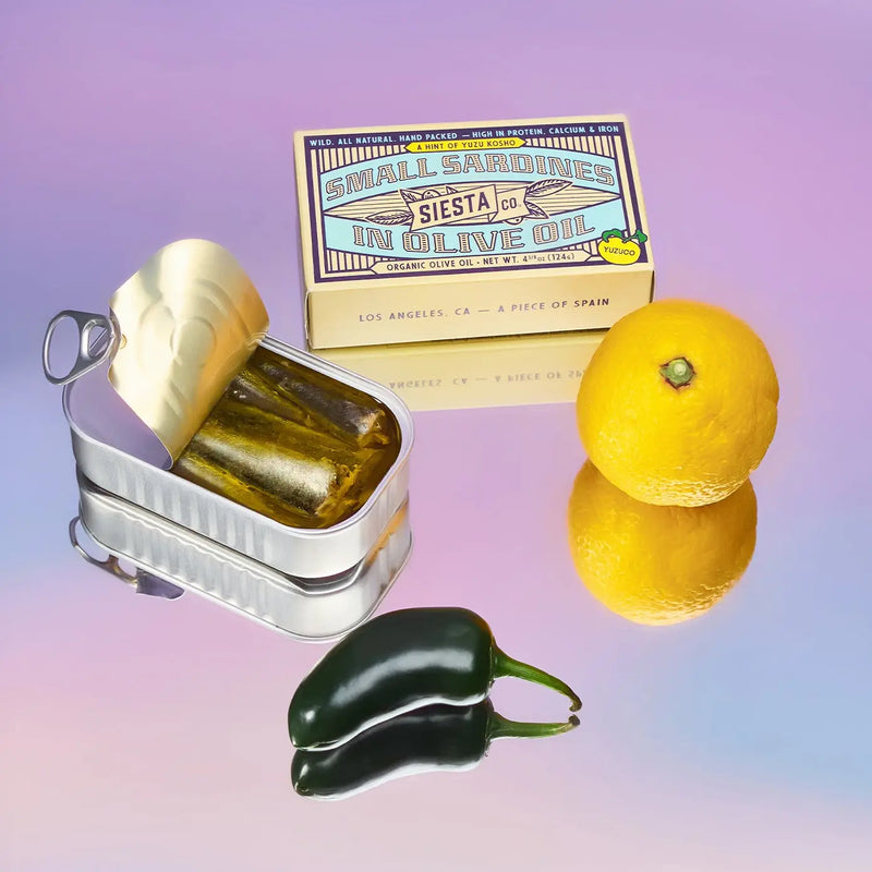 Small Sardines In Yuzu Kosho Olive Oil