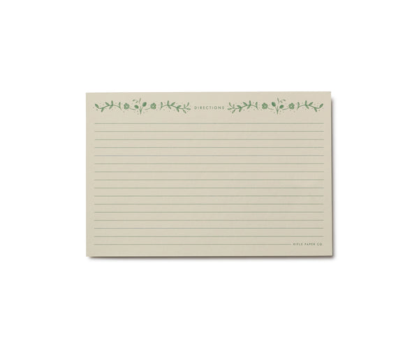 Artichoke Recipe Cards - Set of 12