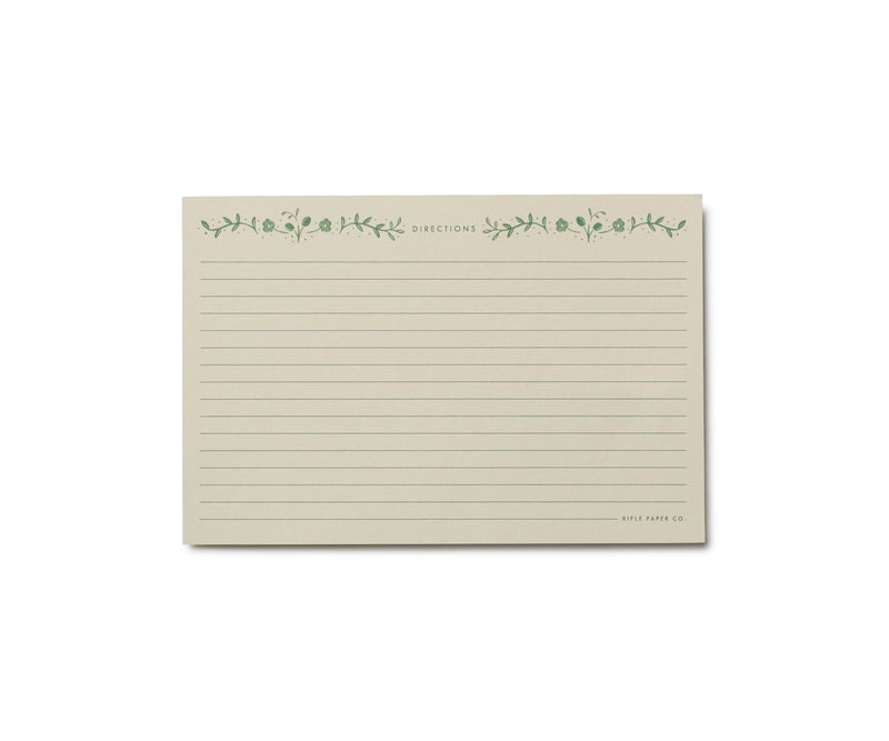 Artichoke Recipe Cards - Set of 12