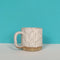 Osso Ceramics Fat Honeycomb White Mug