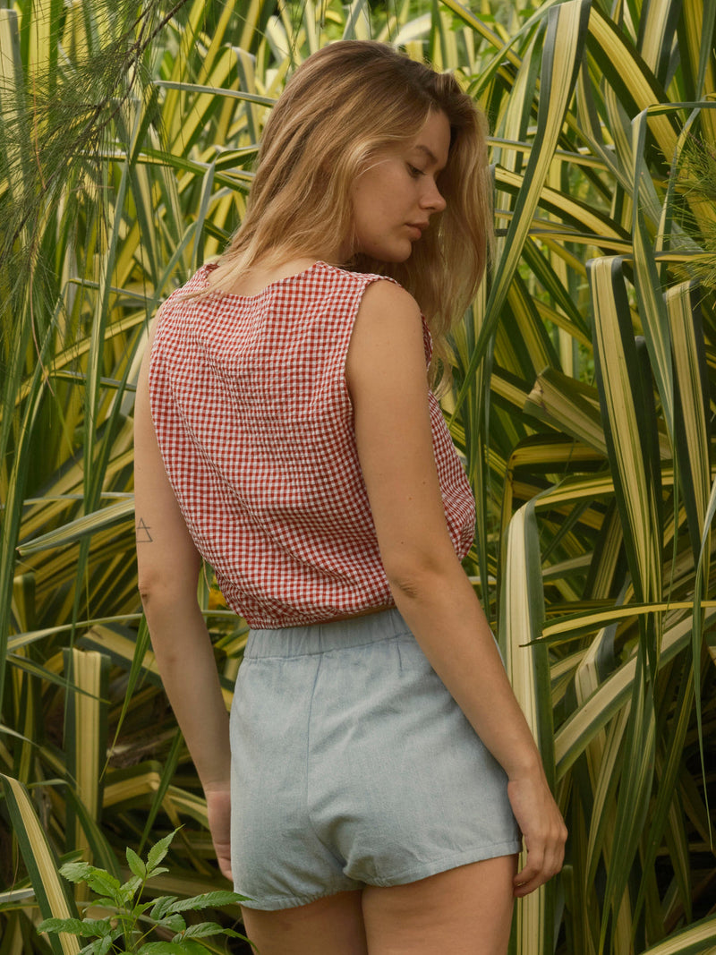 Denim Cabana Shorts