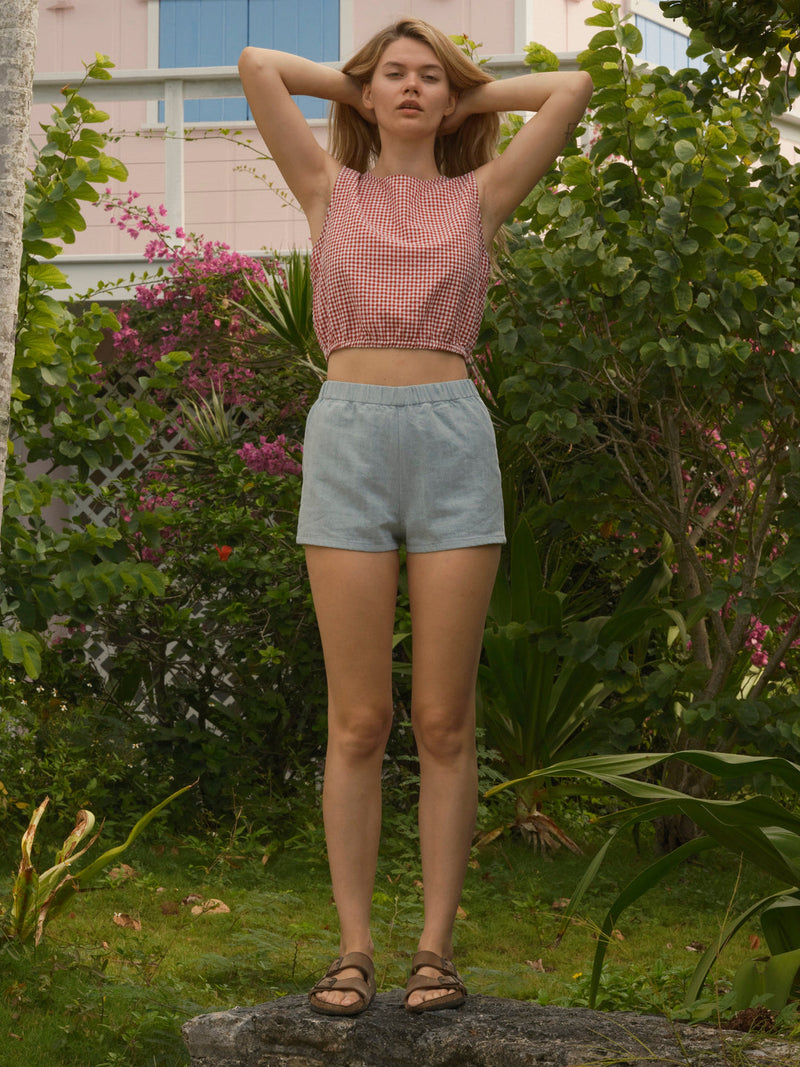 Denim Cabana Shorts