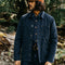Men's Navy Basset Flannel Lined Jacket