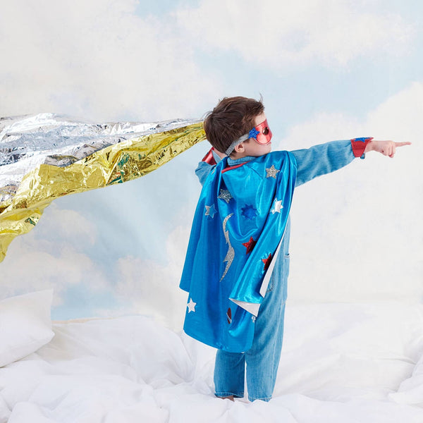 Blue Superhero Costume | 3-6 years