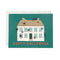 Spider House Halloween greeting card