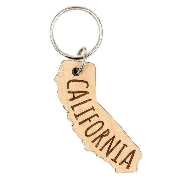 Wood Keychains by Steamer Lane Design