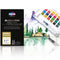 Zieler Premium 24 Half Pan Watercolor Set with Brushes