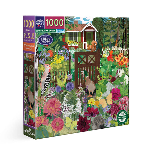 Scandinavian Garden 1000 Piece Square Puzzle