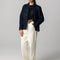 Women's Yarrel Quilted Denim Jacket - Dark Indigo Denim