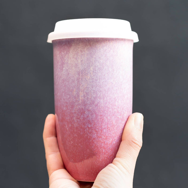 Ceramic Reusable Coffee Mug 12 oz