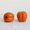 Apricot Beeswax Candles Pair