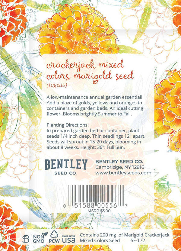 Marigolds for Mom Mother's Day - Marigold Seed Packets